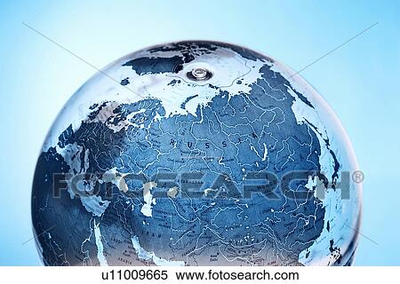 Stock Photography - Inflatable Globe showing Russia. Fotosearch