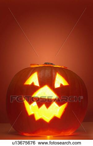 Stock Photograph - Jack-o'-Lantern. Fotosearch