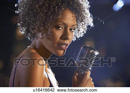 Jazz Singer Performing in Club View Large Photo Image Stock Image - Jazz Singer Performing in Club. Fotosearch