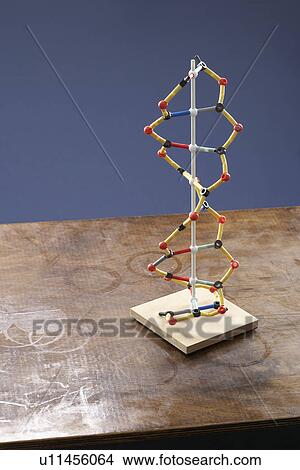 Molecule model on stained table View Large Photo Image Picture - Molecule model on stained table. Fotosearch