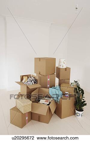 Stock Image - Moving into New Home. Fotosearch