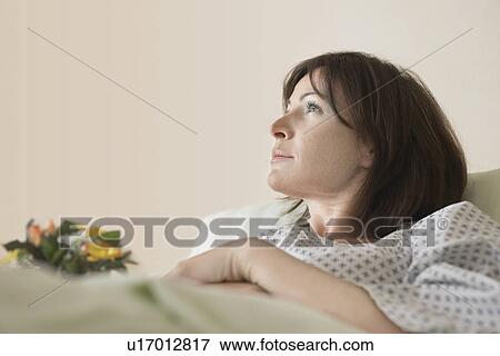 Patient Resting in Hospital Bed View Large Photo Image Stock Photo - Patient Resting in Hospital Bed. Fotosearch