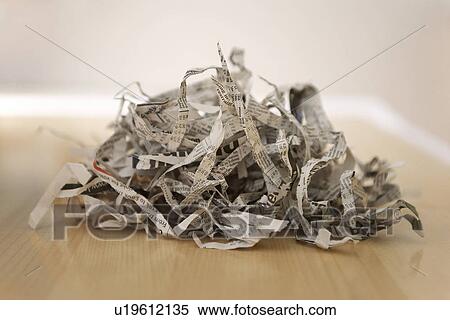 Pile of shredded newspaper close-up View Large Photo Image Stock Photography - Pile of shredded newspaper close-up. Fotosearch