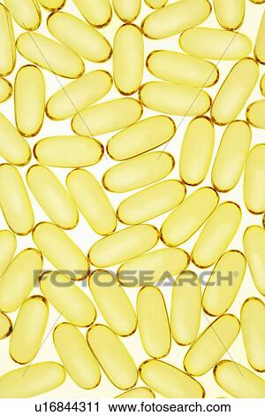 Stock Image - Pills close-up view from above. Fotosearch