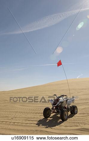 Quad bike in sand View Large Photo Image Stock Photography - Quad bike in sand. Fotosearch