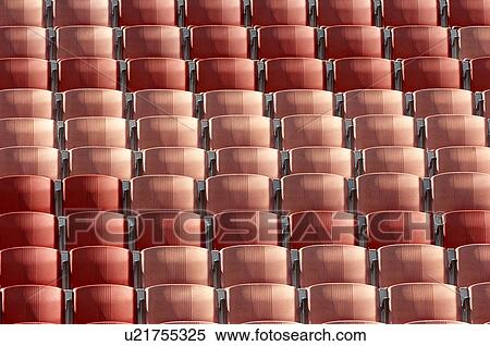 Stock Photography - Rows of seats. Fotosearch