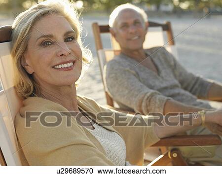 Senior Couple on Beach View Large Photo Image Stock Image - Senior Couple on Beach. Fotosearch