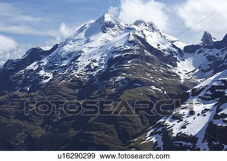 Snow-topped mountain View Large Photo Image Stock Photo - Snow-topped mountain. Fotosearch