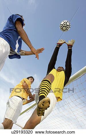 Soccer Goalie Saving the Ball View Large Photo Image Stock Image - Soccer Goalie Saving the Ball. Fotosearch