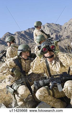 Soldiers in field View Large Photo Image Stock Photo - Soldiers in field. Fotosearch