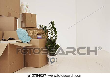 Stacked Cardboard Boxes View Large Photo Image Stock Photo - Stacked Cardboard Boxes. Fotosearch
