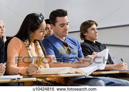 Students studying in class View Large Photo Image Stock Photography - Students studying in class. Fotosearch