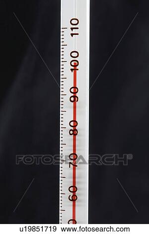 Stock Photo - Thermometer close-up. Fotosearch