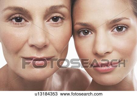 Two Beautiful Women different ages View Large Photo Image Stock Image - Two Beautiful Women different ages. Fotosearch