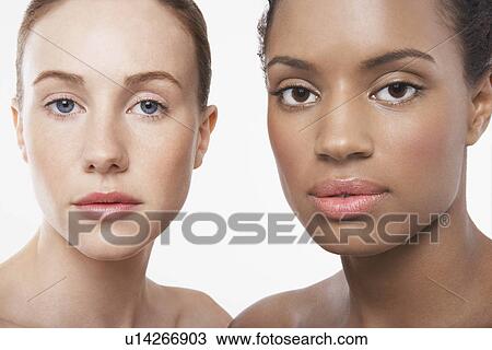 Two beautiful young women View Large Photo Image Stock Image - Two beautiful young women. Fotosearch
