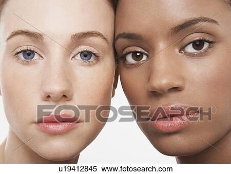 Stock Photography - Two beautiful young women. Fotosearch