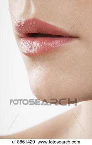 Stock Photo - Woman's Mouth. Fotosearch
