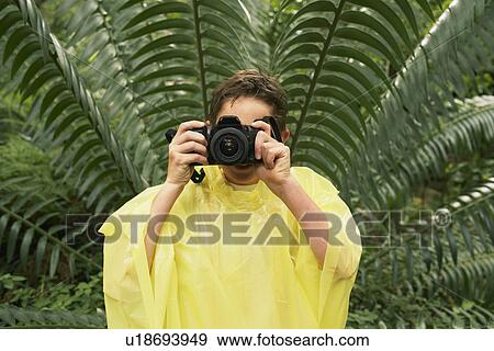 Stock Photo - Boy with Camera. Fotosearch