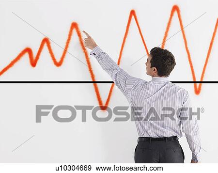 Businessmen looking at graph back view View Large Photo Image Stock Photo - Businessmen looking at graph back view. Fotosearch