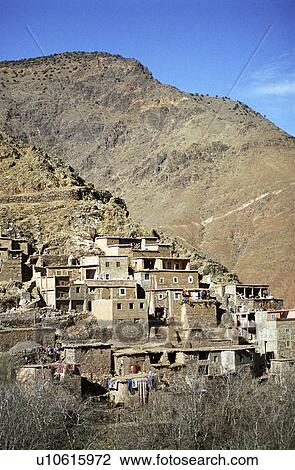 Cluster of buildings on mountainous slope View Large Photo Image Stock Image - Cluster of buildings on mountainous slope. Fotosearch