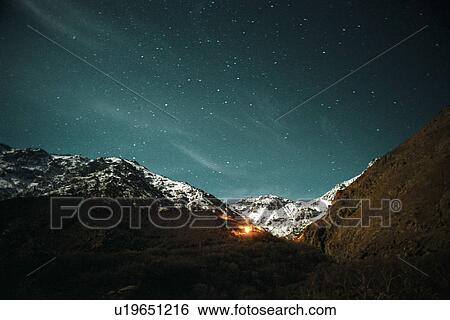 Fire in rugged mountainous landscape View Large Photo Image Stock Photograph - Fire in rugged mountainous landscape. Fotosearch