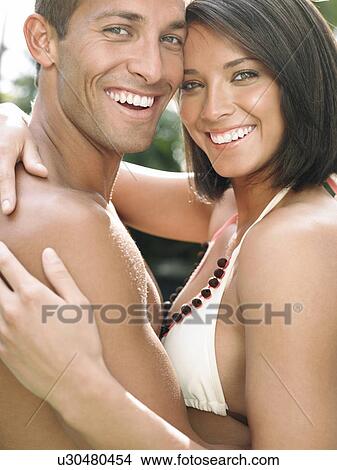 Happy Young Couple Outdoors View Large Photo Image Picture - Happy Young Couple Outdoors. Fotosearch