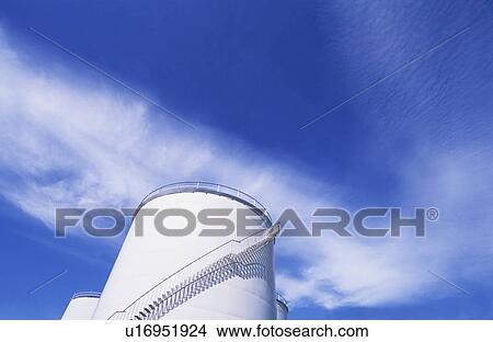 Industrial chimney low angle view View Large Photo Image Picture - Industrial chimney low angle view. Fotosearch