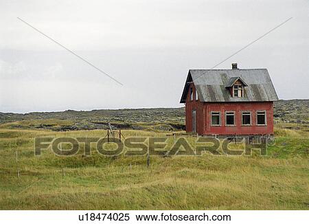 Old house in rugged landscape View Large Photo Image Stock Photography - Old house in rugged landscape. Fotosearch