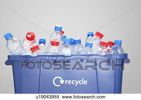 Recycling container filled with empty plastic bottles View Large Photo Image Stock Photography - Recycling container filled with empty plastic bottles. Fotosearch