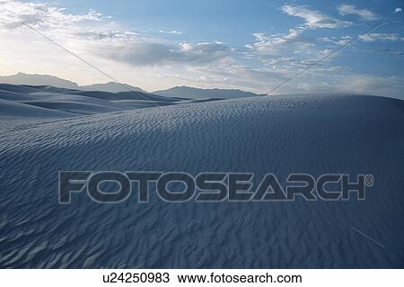 Stock Image - Rippled sand dunes. Fotosearch