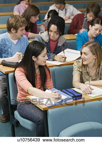 Stock Photo - Students in lecture room. Fotosearch