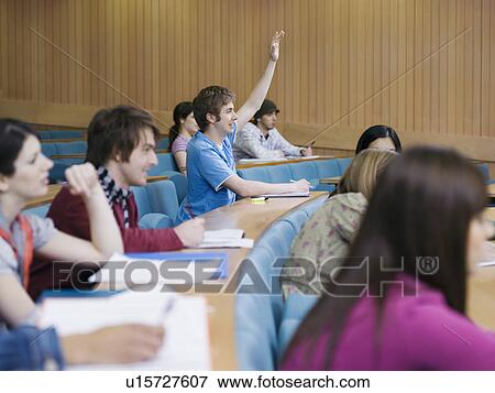 Stock Photo - Students in lecture room. Fotosearch