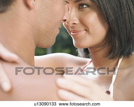 Young Couple Face to Face View Large Photo Image Stock Image - Young Couple Face to Face. Fotosearch