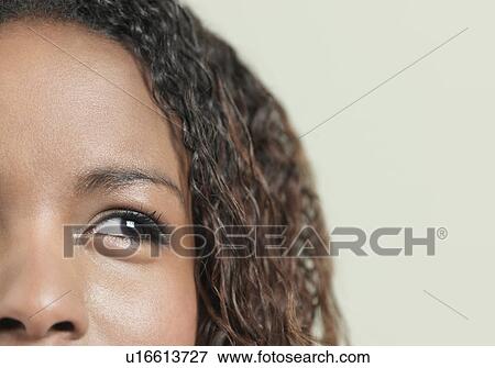 Young woman close-up of eye View Large Photo Image Stock Photo - Young woman close-up of eye. Fotosearch