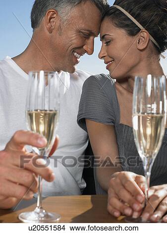 Couple Drinking Champagne View Large Photo Image Picture - Couple Drinking Champagne. Fotosearch