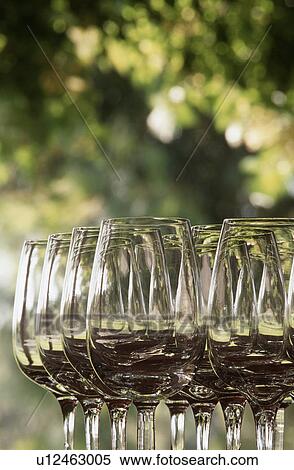 Empty wine glasses View Large Photo Image Stock Photography - Empty wine glasses. Fotosearch