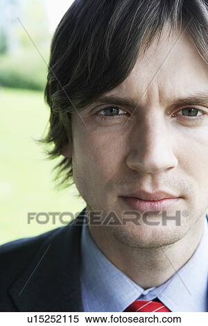 Man outdoors close-up portrait View Large Photo Image Stock Photography - Man outdoors close-up portrait. Fotosearch