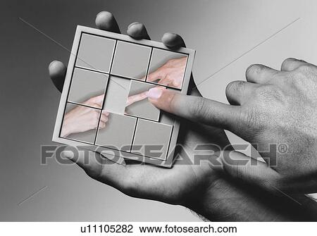 Man Working Puzzle View Large Photo Image Stock Image - Man Working Puzzle. Fotosearch