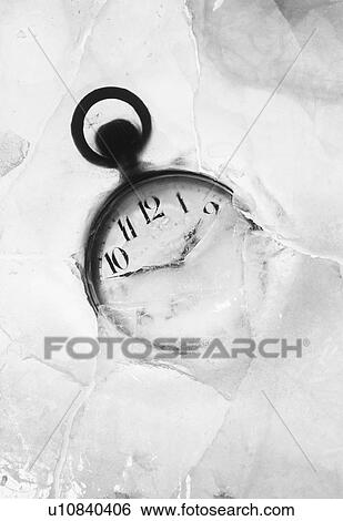 Pocket watch embedded in ice View Large Photo Image Stock Photograph - Pocket watch embedded in ice. Fotosearch