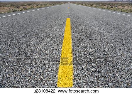 Road through desert View Large Photo Image Stock Image - Road through desert. Fotosearch