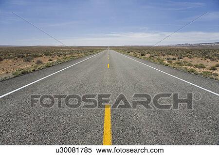 Road through desert View Large Photo Image Stock Photography - Road through desert. Fotosearch