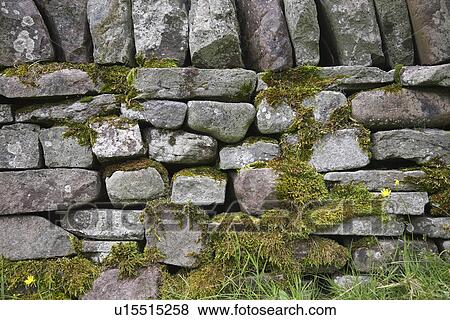 Stock Photo - Stone wall close-up. Fotosearch