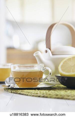 Tea set close-up View Large Photo Image Stock Image - Tea set close-up. Fotosearch