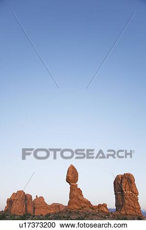 USA Utah Balanced Rock at Arches National Park View Large Photo Image Stock Image - USA Utah Balanced Rock at Arches National Park. Fotosearch