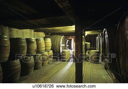 Stock Photograph - Wine cellar. Fotosearch