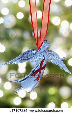 Stock Photography - Angel Christmas decoration close-up. Fotosearch