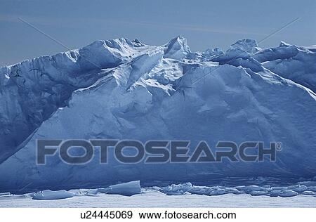 Stock Photo - Antarctica Weddell Sea Riiser Larsen Ice Shelf. Fotosearch