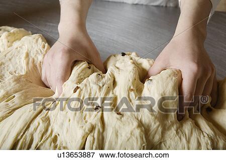 Baker Kneading Bread Dough View Large Photo Image Stock Photo - Baker Kneading Bread Dough. Fotosearch