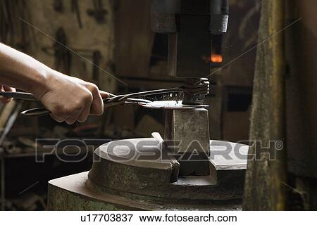 Blacksmith Shaping Metal View Large Photo Image Stock Photo - Blacksmith Shaping Metal. Fotosearch
