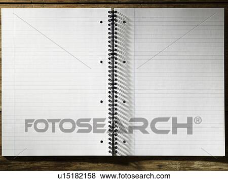 Stock Photo - Blank Spiral Notepad. Fotosearch